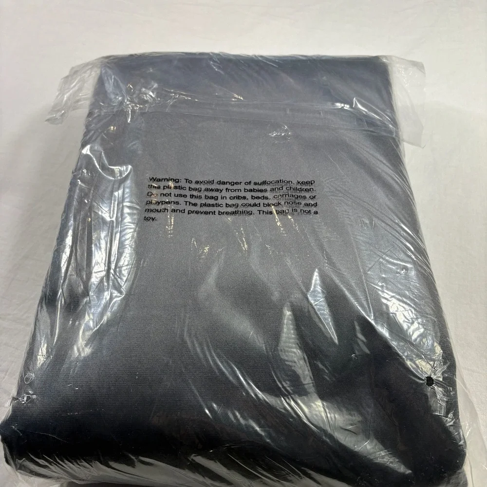 Silk Home Velvet Total Blackout Panel Pair 52x84 Gray NEW Grommet Top Curtains